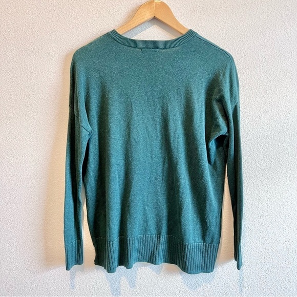 Lilla P Teal V-Neck Sweater - Picture 10 of 10